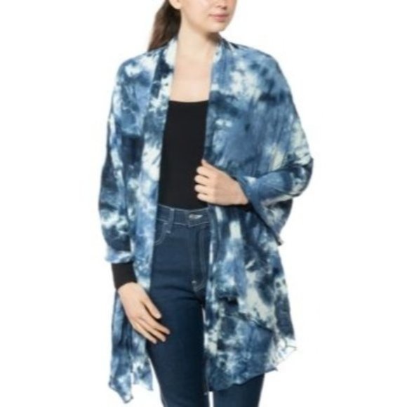 JENNI On Repeat Jersey Wrap Scarf Tie Dye NWT - Picture 6 of 6